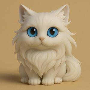 Angora Turkish Chibi White Wind Spirit