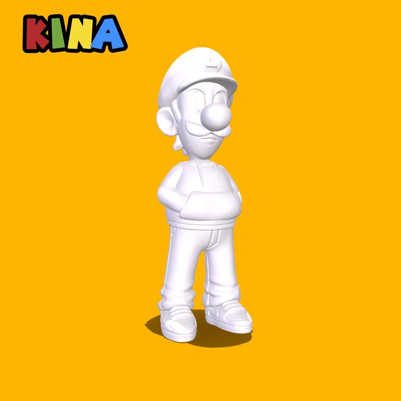 Luigi urban outfit style 11cm figure