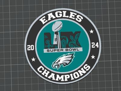 Philadelphia Eagles Superbowl LIX Magnet