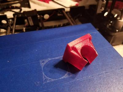 E3D V6 Clone Cooling 40mm Fan Duct - 22.3mm fins