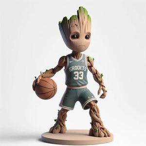 Urban vibes / basketball groot / fan art / art toy / magic makes