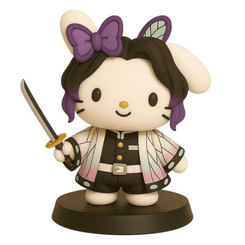 demon slayer kimetsu no yaiba hello kitty my melody shinobu kocho