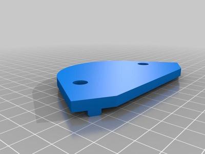 Kossel 2020 tower endcap for DIN 912 screw heads