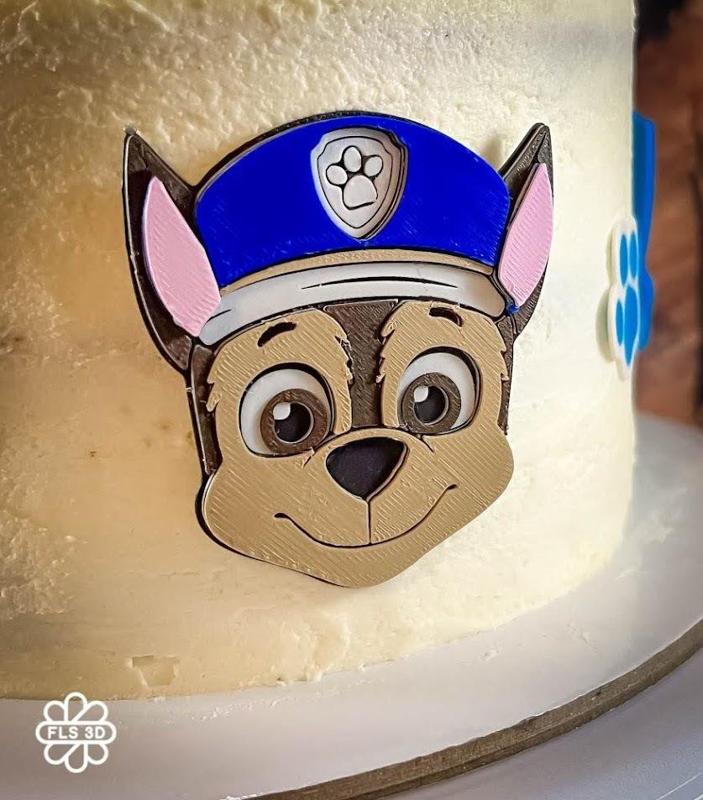 Chase-Inspired Cake Decoration – Paw Patrol Theme