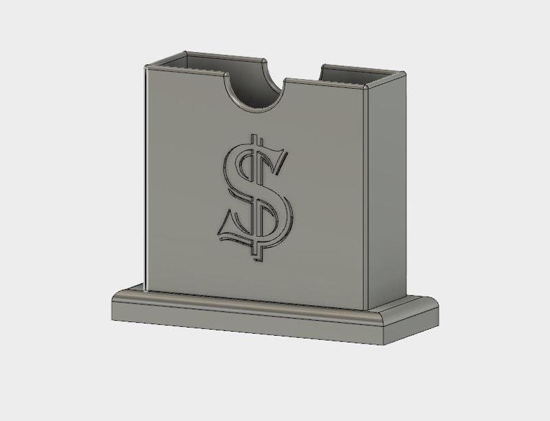 Nightstand/Office Wallet Holder