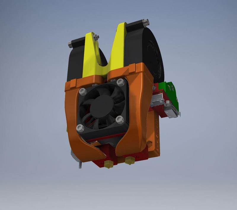 Flyingbear Tornado New Head for E3D Chimera(Original or Clone)