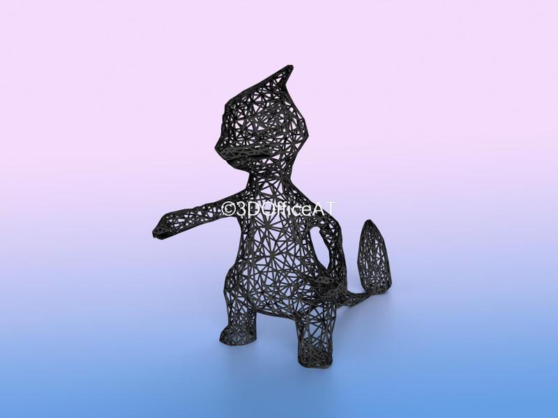 005 Charmeleon Poke-Mon Wire Art