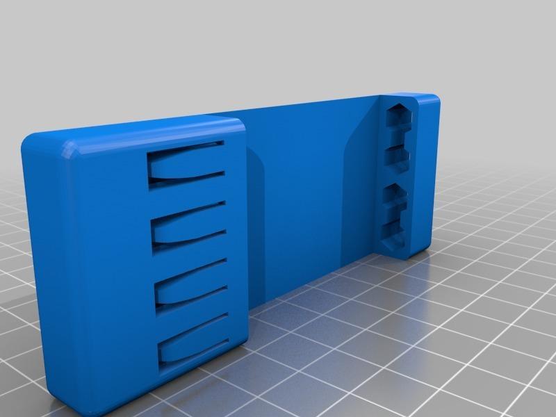1/4" Hex Bit Holder for 6" Bits with Belt Clip