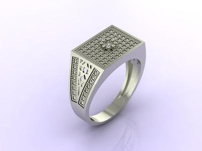 Gents Ring - Mens Ring STL READY FILES  Jewelry Rings For Men