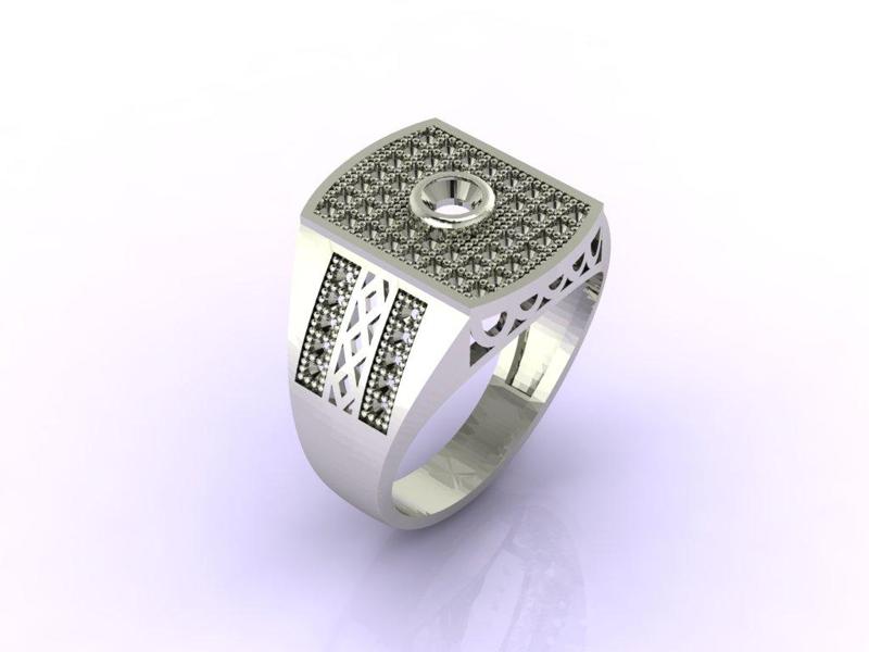 Gents Ring - Mens Ring STL READY FILES  Jewelry Rings For Men