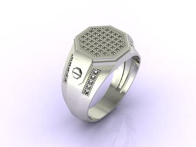 Gents Ring - Mens Ring STL READY FILES  Jewelry Rings For Men