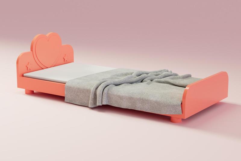 Doll bed - "Barbie sized" 30cm+. Glue required!