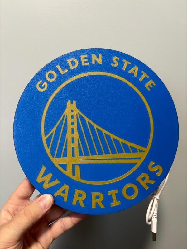 Golden State Warriors Logo Light Box