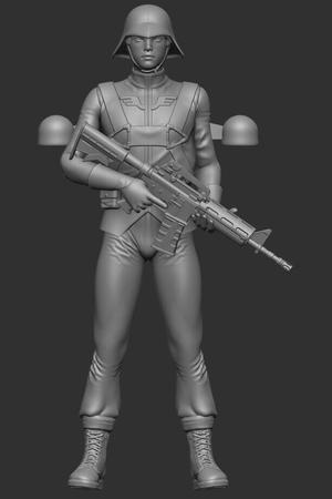 ZEON Force Stosstruppen style C 3D print model