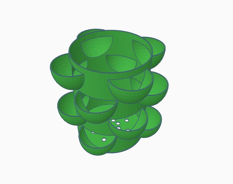 Mini vase multi suculents slots