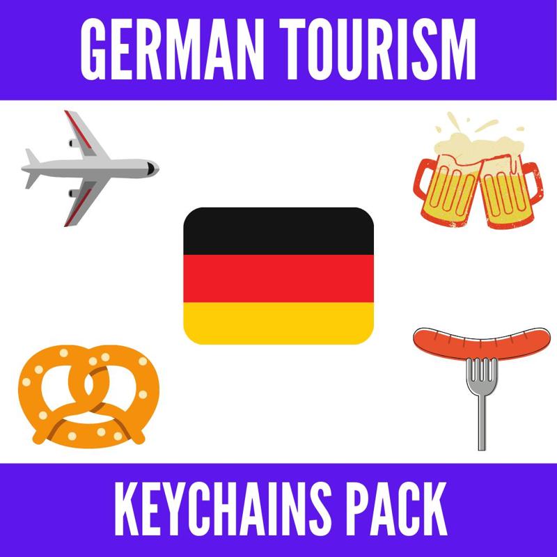 German tourism - Keyrings pack