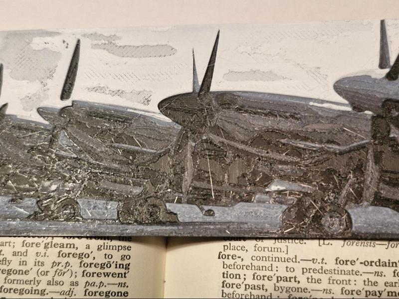 Supermarine Spitfire Lineup Bookmark