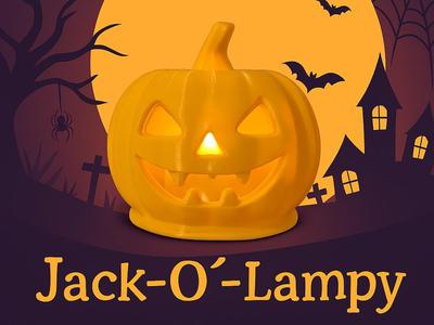 Jack-O'-Lampy – Halloween Tealight Pumpkin Lamp