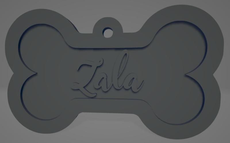 Bicolor Dog Collar "Zala" - Collar bicolor para perro "Zala"