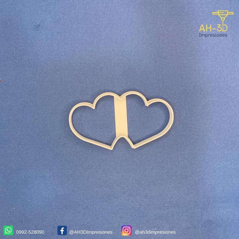 Two Hearts Cookie Cutter