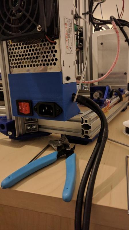 Power supply 2020 profile AM8 geeetech prusa i3 pro b