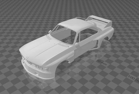 BMW 3.5 CSL IMSA Shell Body - Divided Parts for Easy Printing