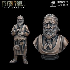 Curse of Strahd - Henrik Van Der Voort MIni Bust Combo