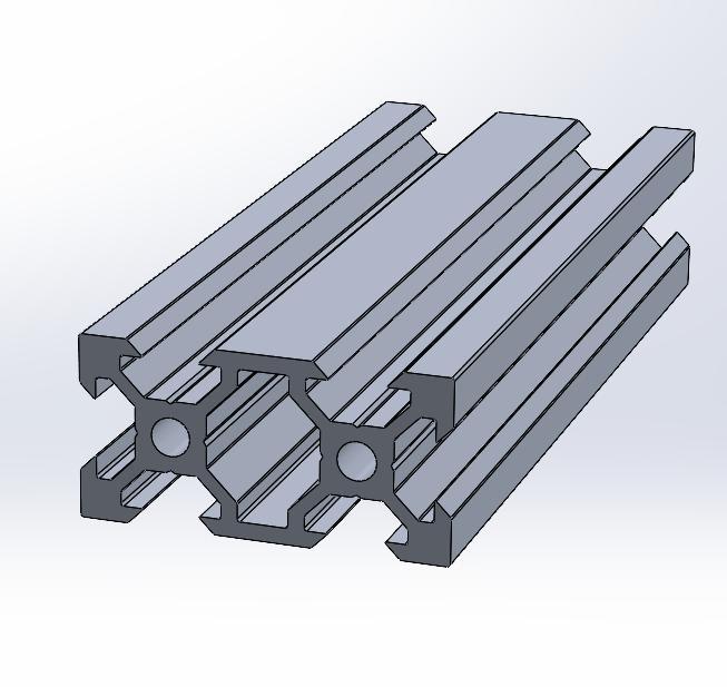 Structural profile V-Slot 20*40 grooves 6 mm