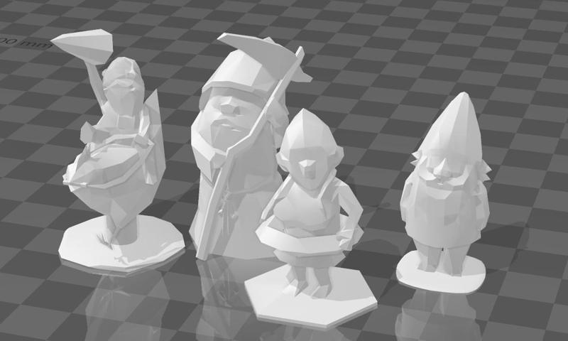 Sims lowpoly Gnomes