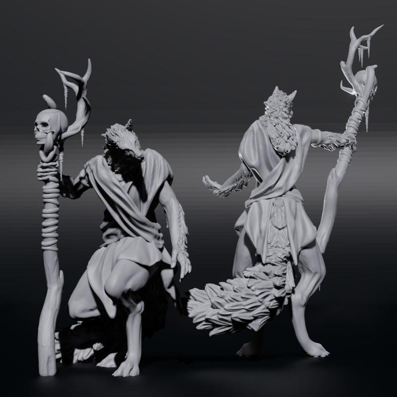 Wolf Beastman Shaman