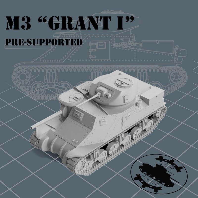 M3 Grant - 1/72 Medium Tank - Presupported