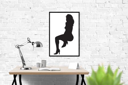 Woman silhouette #7