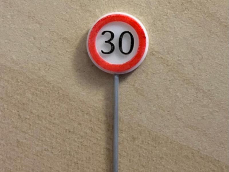 30 km/h sign  (new 80 km/h sign profil)