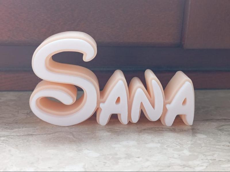 Sana Disney Name Sign Decorate Room child Birth