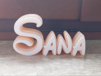 Sana Disney Name Sign Decorate Room child Birth