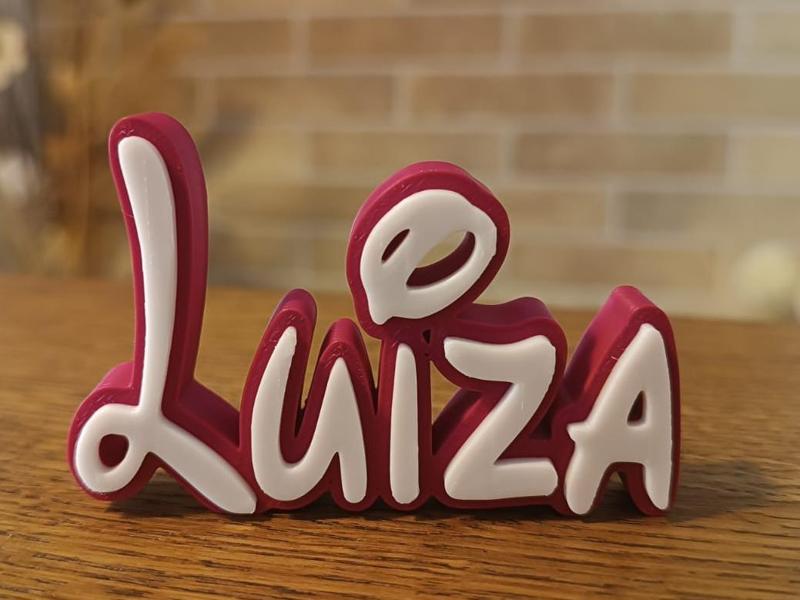 Luiza Disney Name Sign Decorated Room child Birth