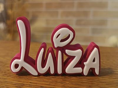 Luiza Disney Name Sign Decorated Room child Birth