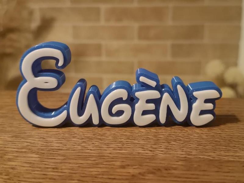 Eugène Disney Name Sign Decorate Room child Birth