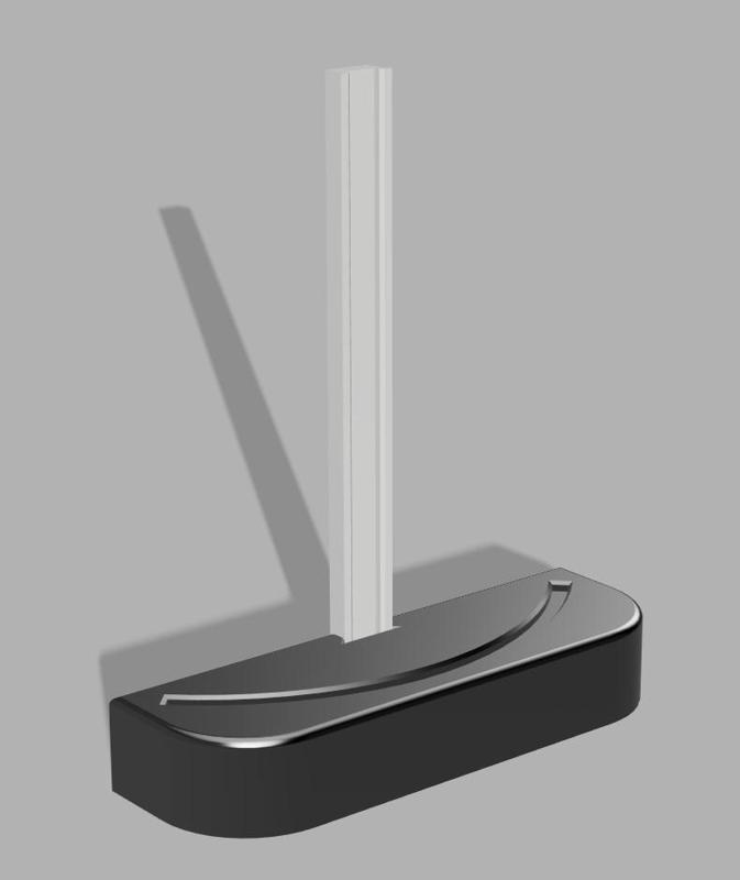 Litophane holder with integrated LED strip