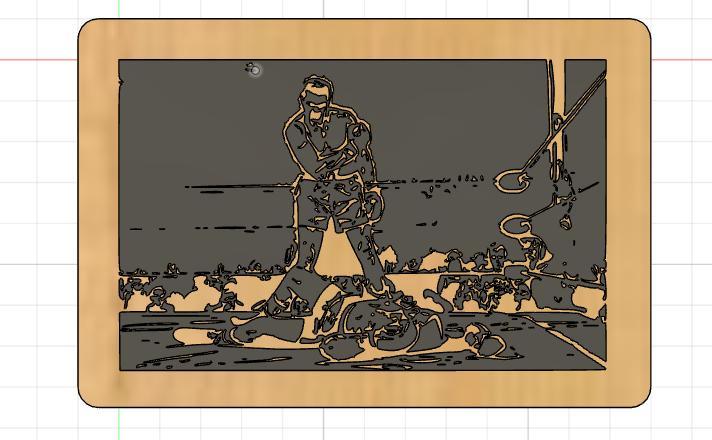 MUHAMMAD ALI 2D PICTURE