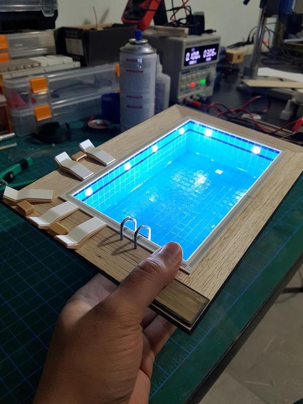 Pool for diorama - Havuz 1/40