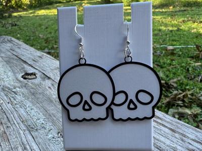 Skull earrings/keychain