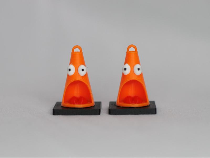 Skidward the Traffic Cone Earrings