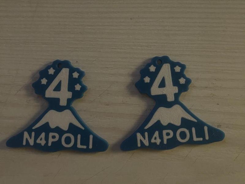 Naples Vesuvius championship 4 keychains