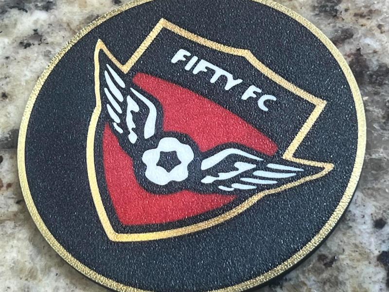 Fifty FC Soccer Club Coaster