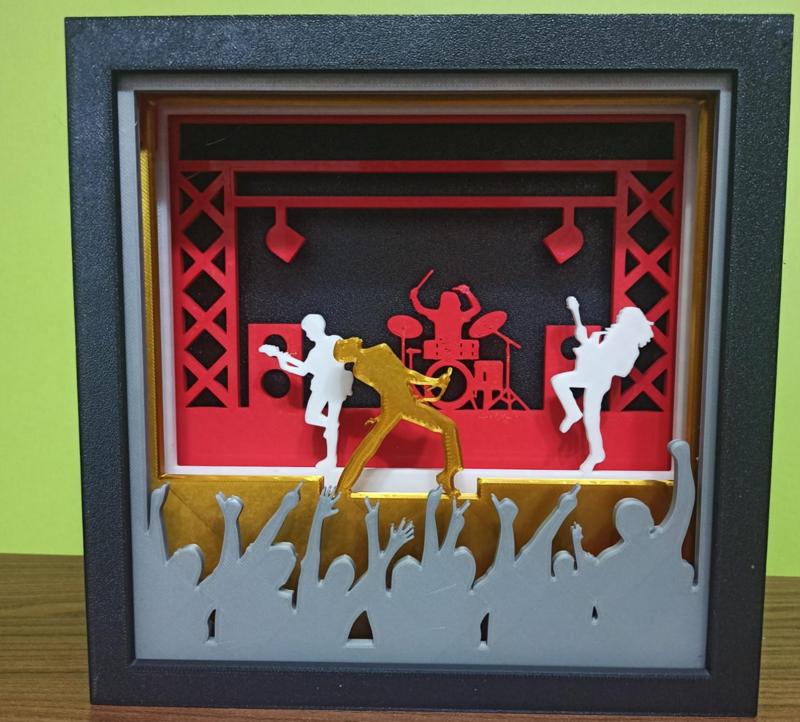 Queen Shadow Box - Freddy Mercury concert