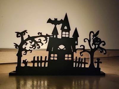 Haunted house halloween