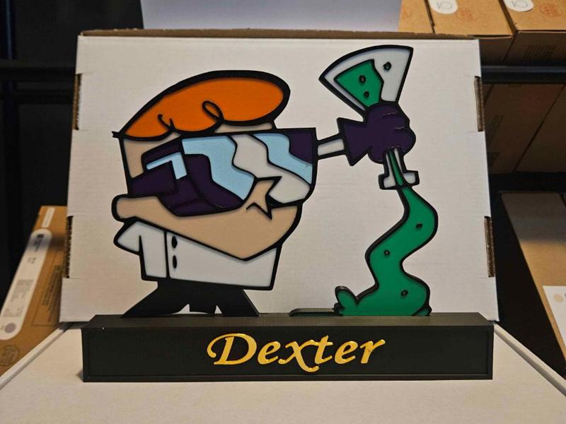 Dexter`s Laboratory Display! From Cartoon Network!