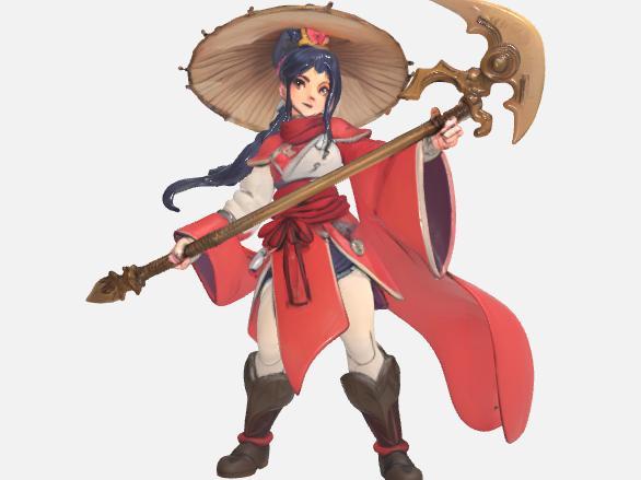 Fantasy Warrior Priestess