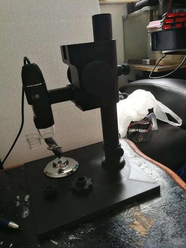 C-Mount Adjustable Microscope Stand